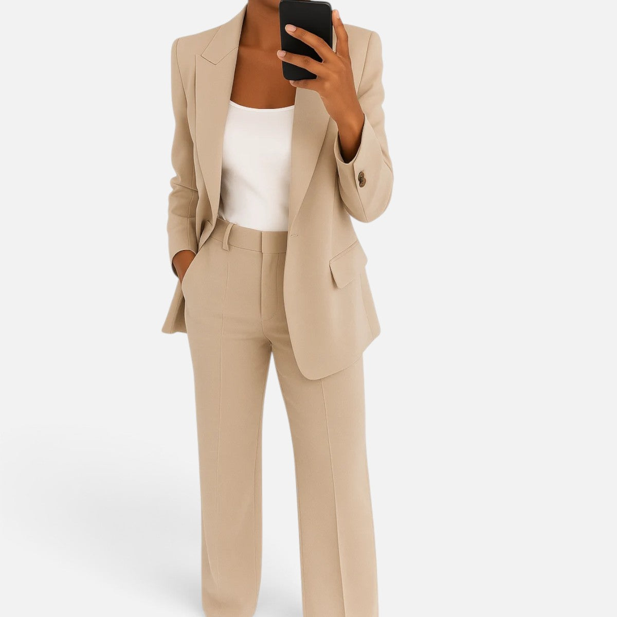 Duvrier | Women's Wide-Leg Suit Set