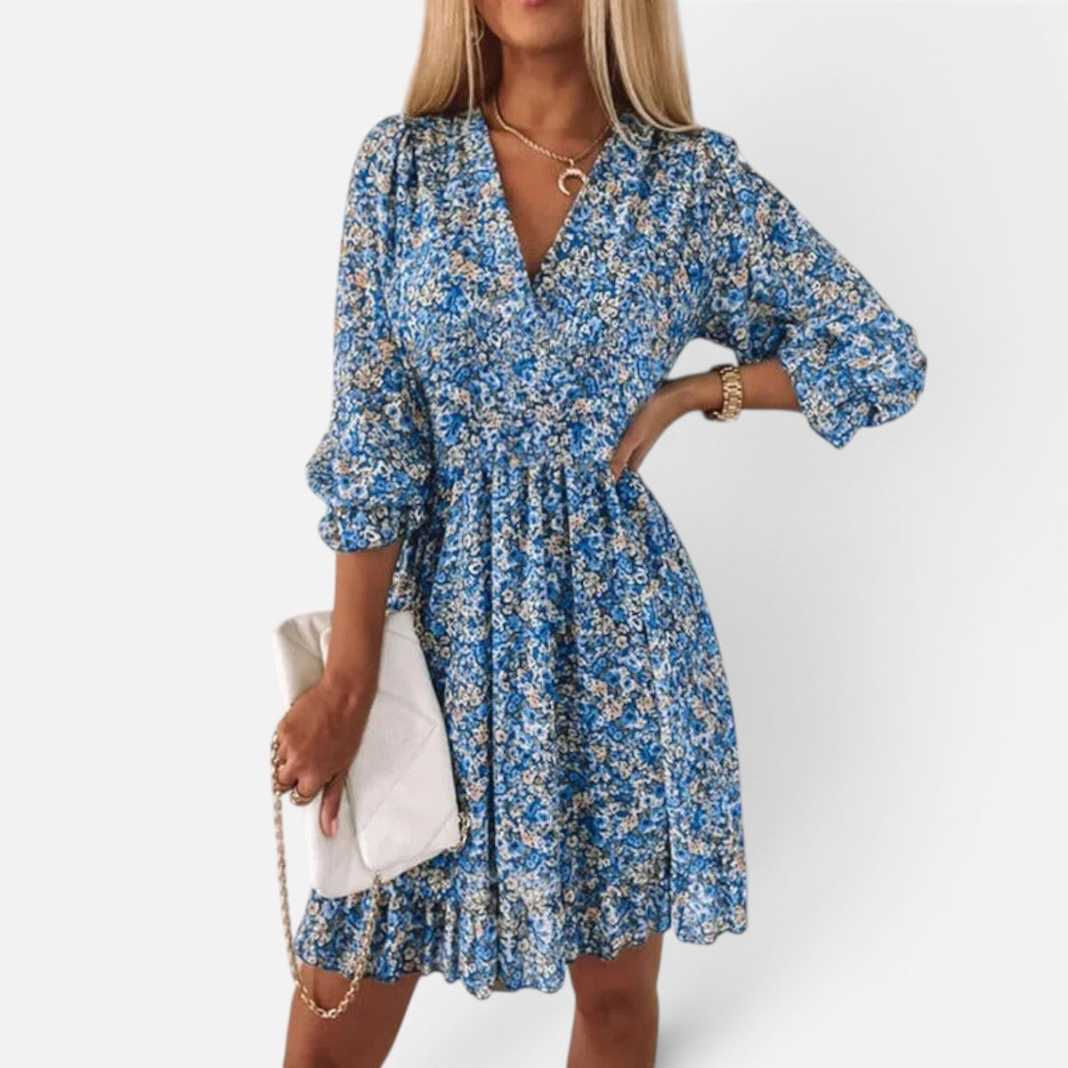 Duvrier l Women's Multicolor Summer Dress