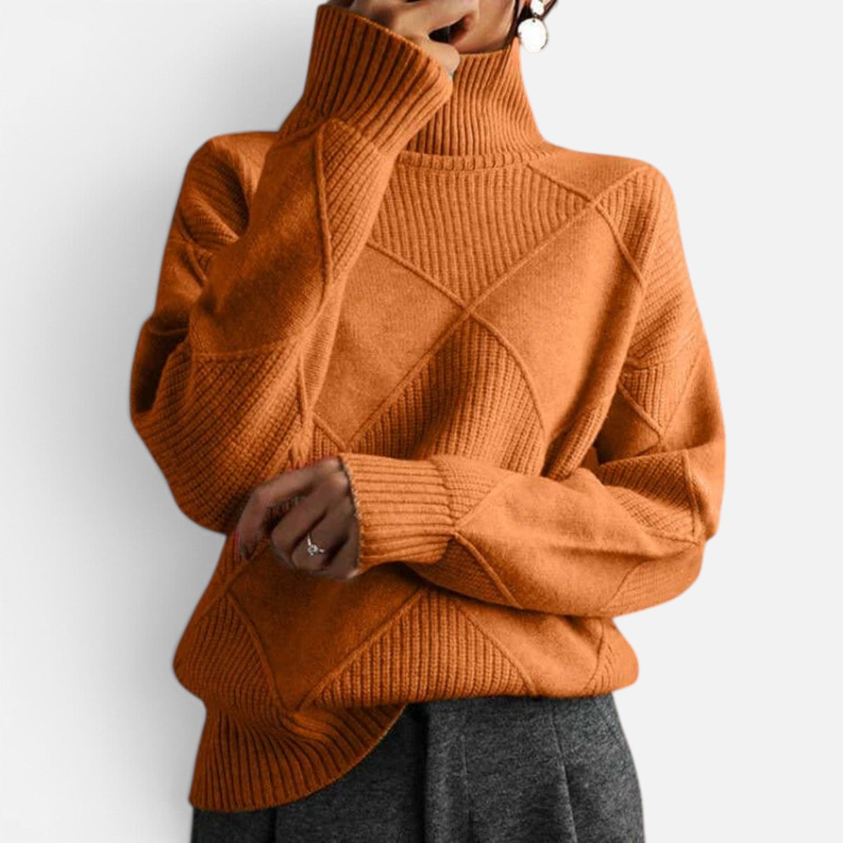 Duvrier | Women's Turtleneck Jumper