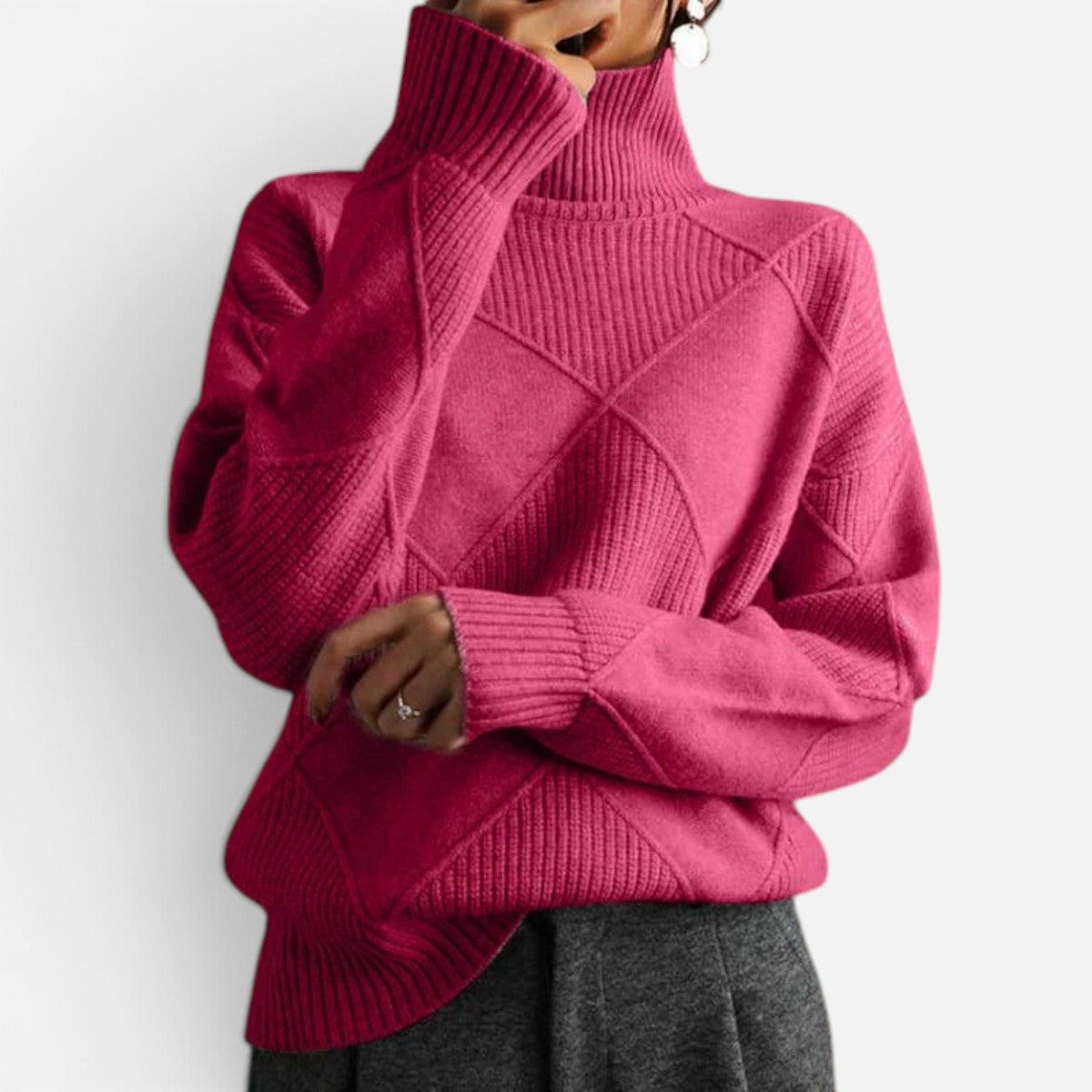 Duvrier | Women's Turtleneck Jumper