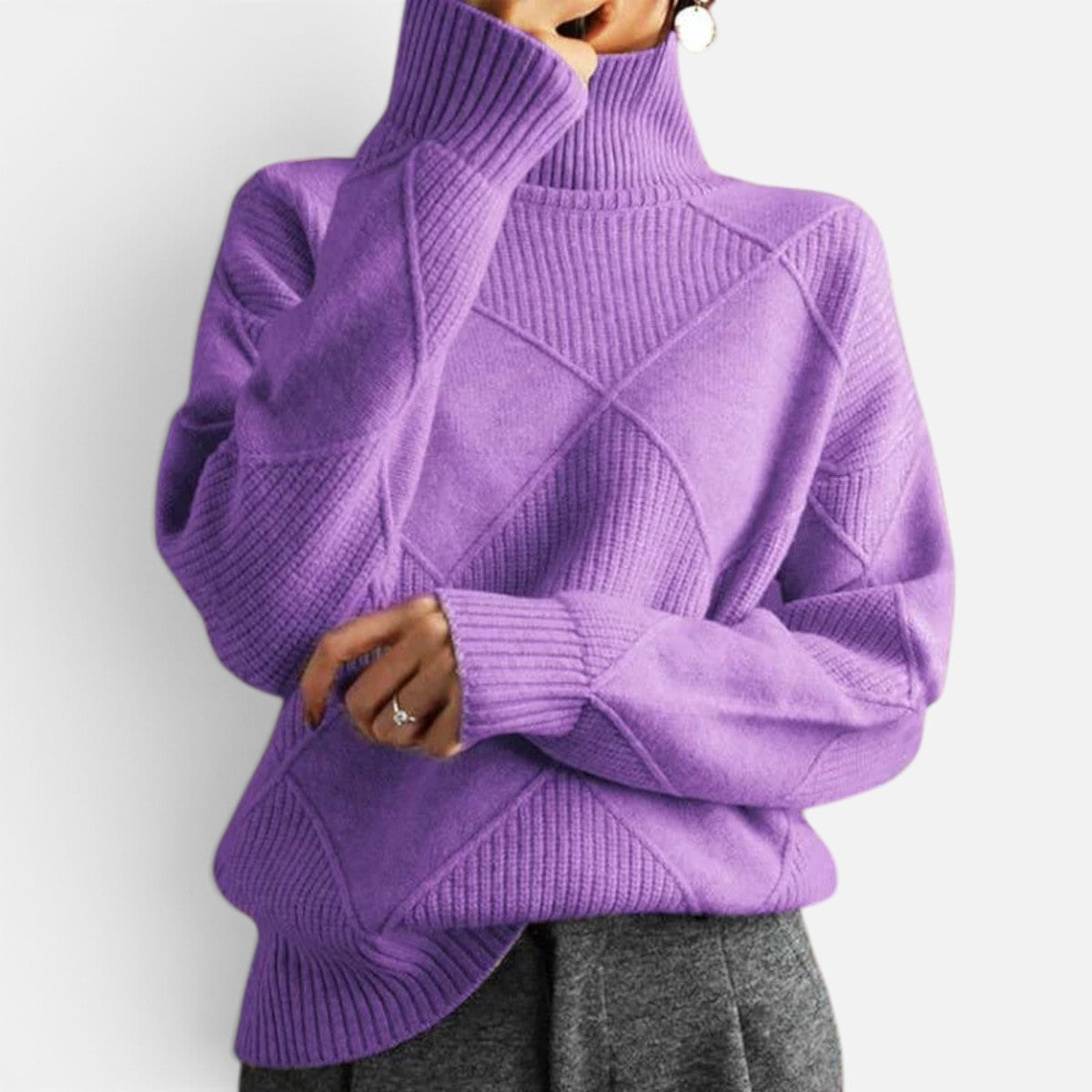 Duvrier | Women's Turtleneck Jumper