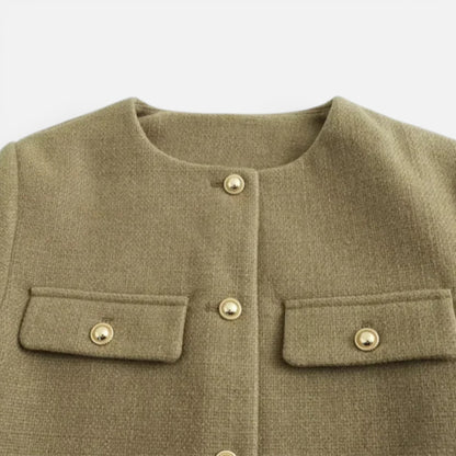 Duvrier | Women’s Textured Blazer - Classic Everyday Layer