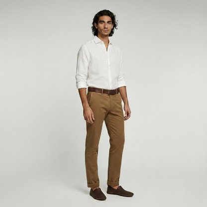 Duvrier | Men’s Leather Slip-On Loafers - Daily Casual Wear