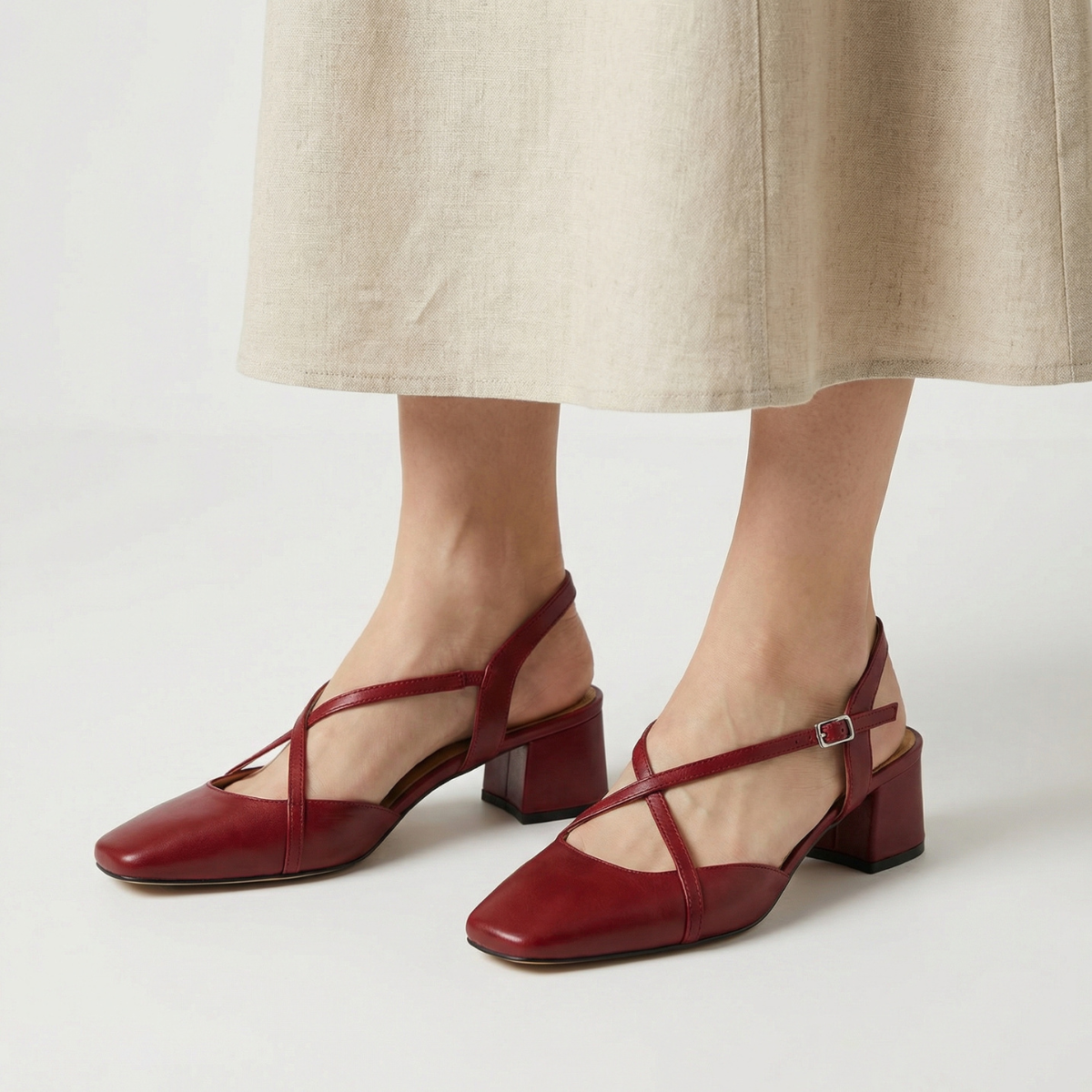 Duvrier | Women's Elegant Leather Heels - Comfortable Elegant Fit
