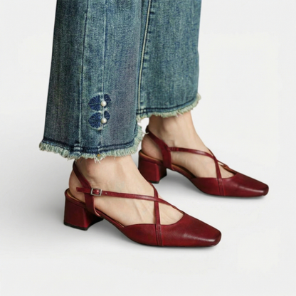 Duvrier | Women's Elegant Leather Heels - Comfortable Elegant Fit