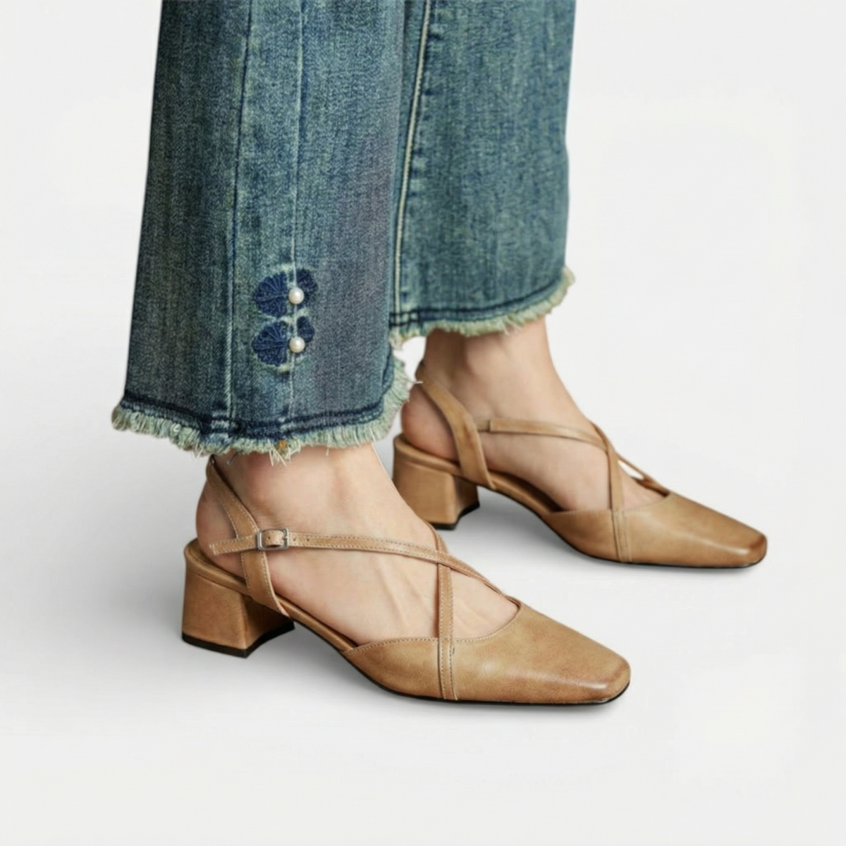 Duvrier | Women's Elegant Leather Heels - Comfortable Elegant Fit