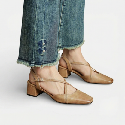 Duvrier | Women's Elegant Leather Heels - Comfortable Elegant Fit