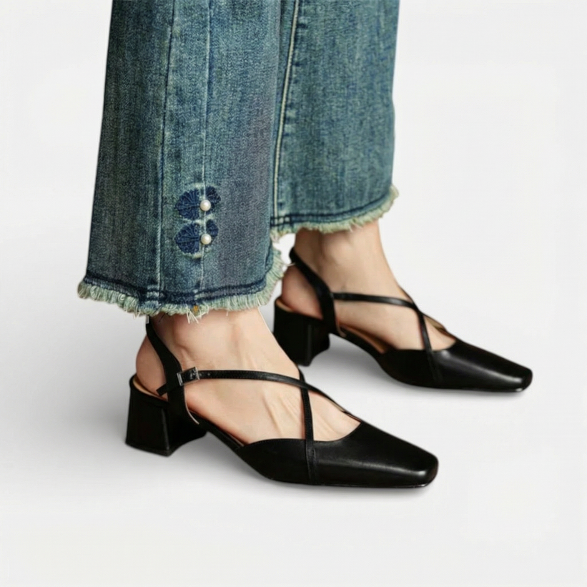 Duvrier | Women's Elegant Leather Heels - Comfortable Elegant Fit