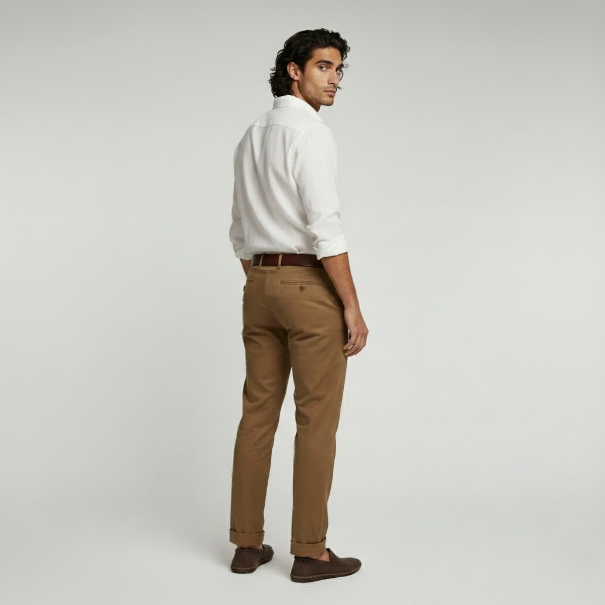 Duvrier | Men’s Leather Slip-On Loafers - Daily Casual Wear
