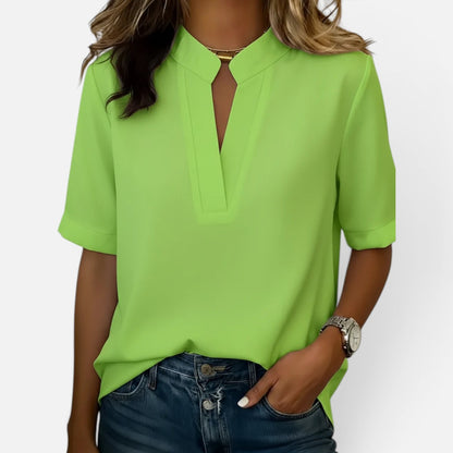 Duvrier | Women’s Casual V-Neck Blouse