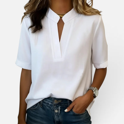 Duvrier | Women’s Casual V-Neck Blouse