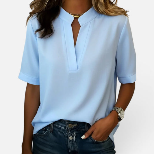 Duvrier | Women’s Casual V-Neck Blouse