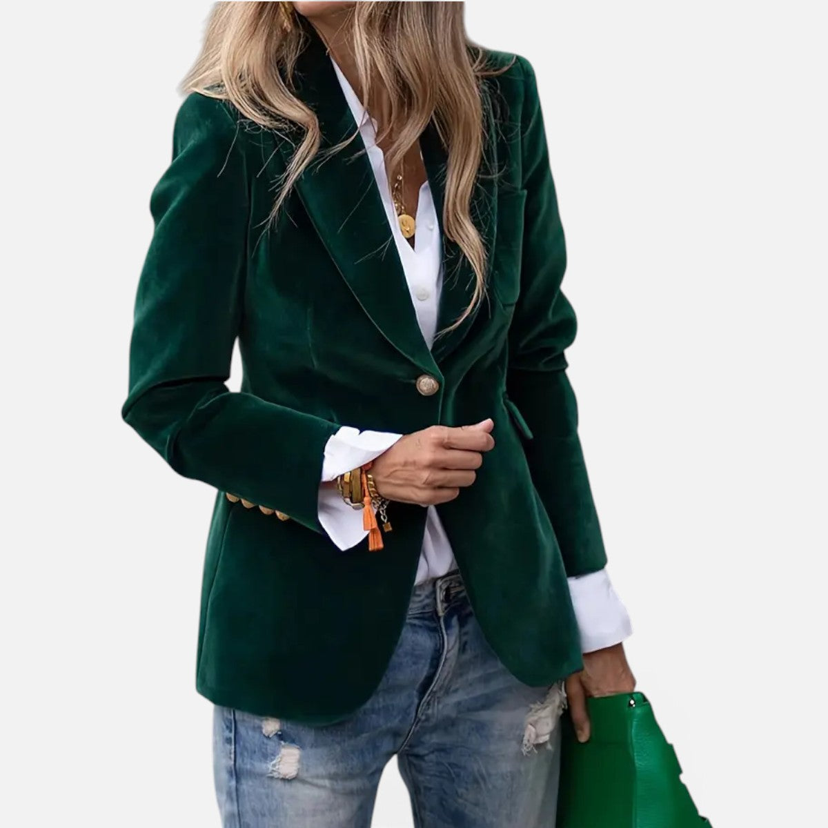 Duvrier | Women's Velvet Blazer