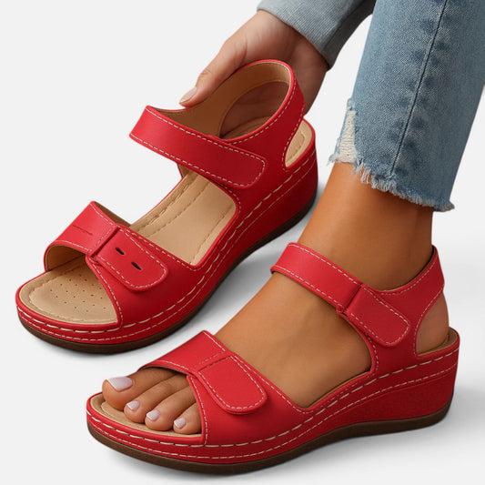 Duvrier | Women's Orthopaedic Sandals with Wedge Heel