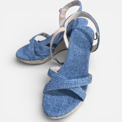 Duvrier | Women’s Comfortable Wedge Sandals - Summer Casual Wear