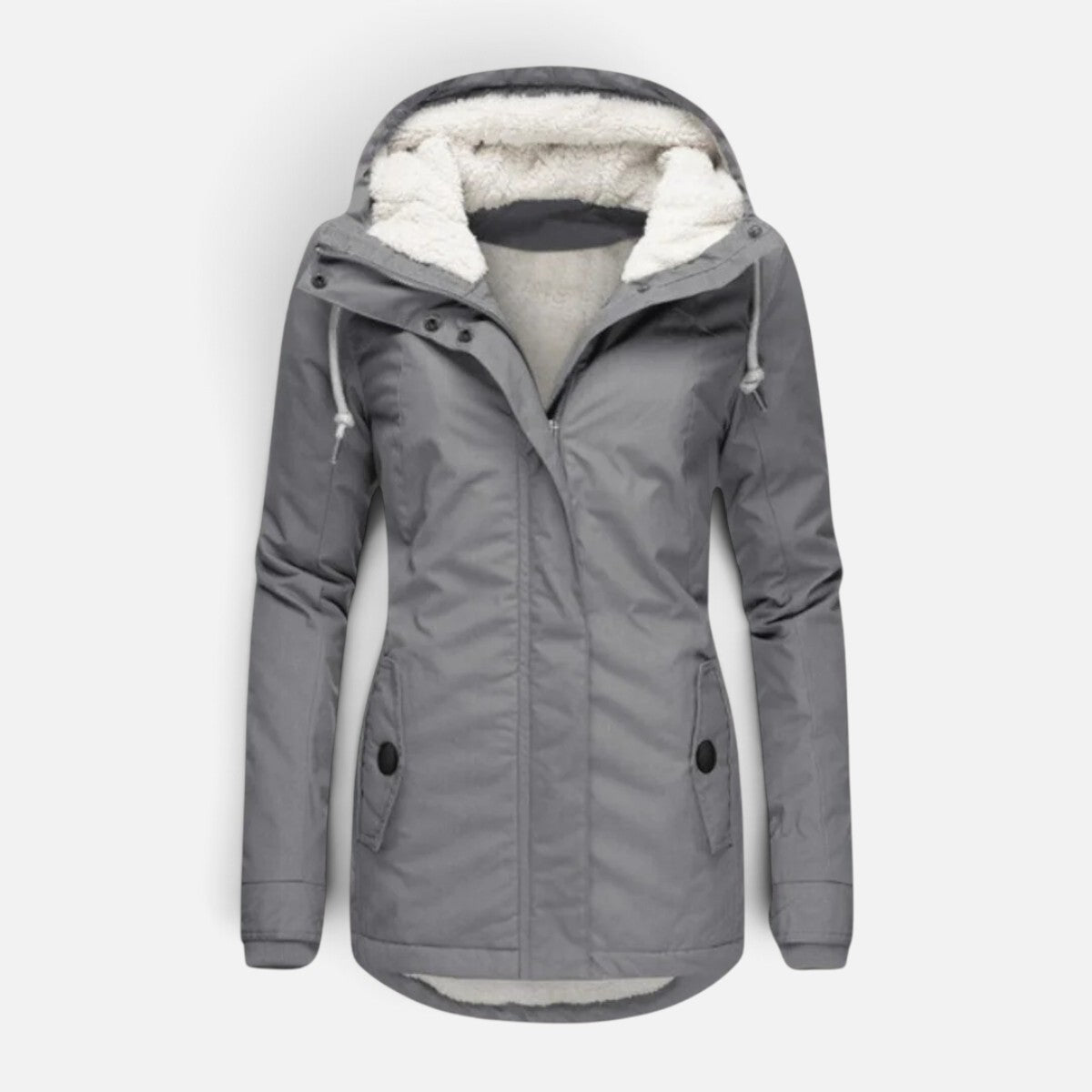 Women's Hooded Fleece Winter Jacket