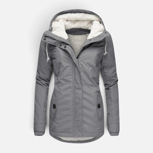 Women's Hooded Fleece Winter Jacket