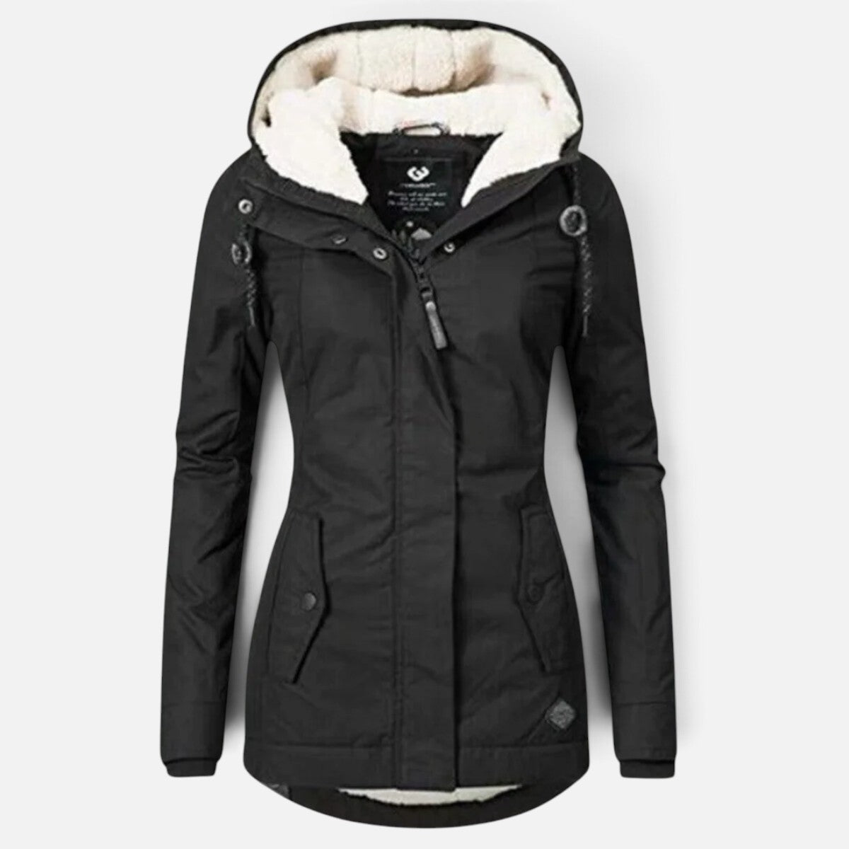 Women's Hooded Fleece Winter Jacket