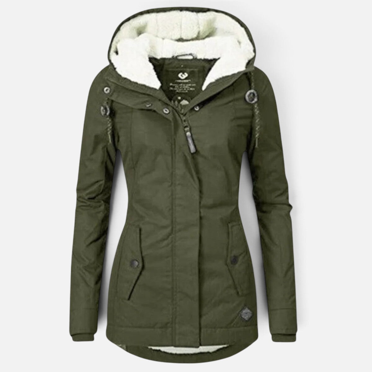 Women's Hooded Fleece Winter Jacket