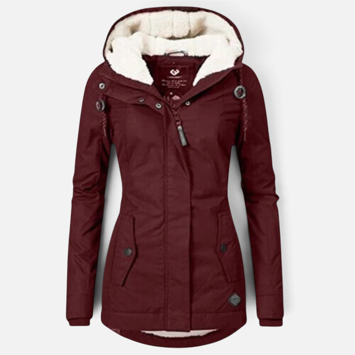 Women's Hooded Fleece Winter Jacket