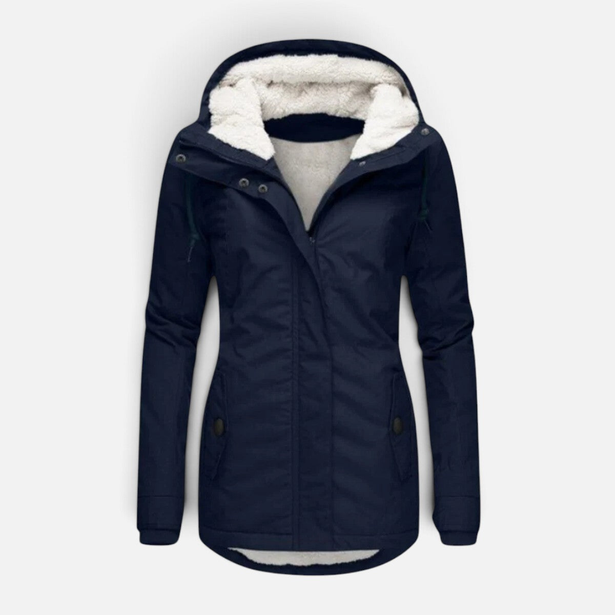 Women's Hooded Fleece Winter Jacket