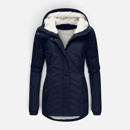 Women's Hooded Fleece Winter Jacket