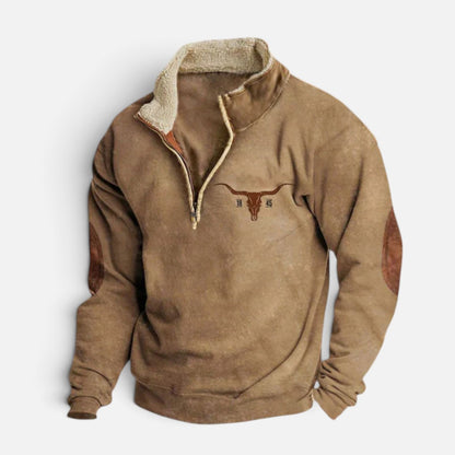 Duvrier | Men's Modern Zip-Up Sweater