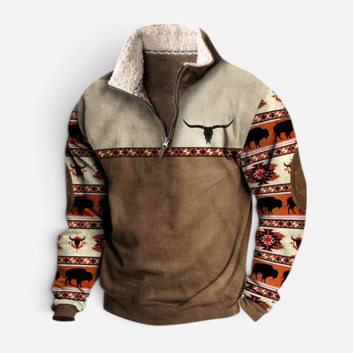 Duvrier | Men's Modern Zip-Up Sweater