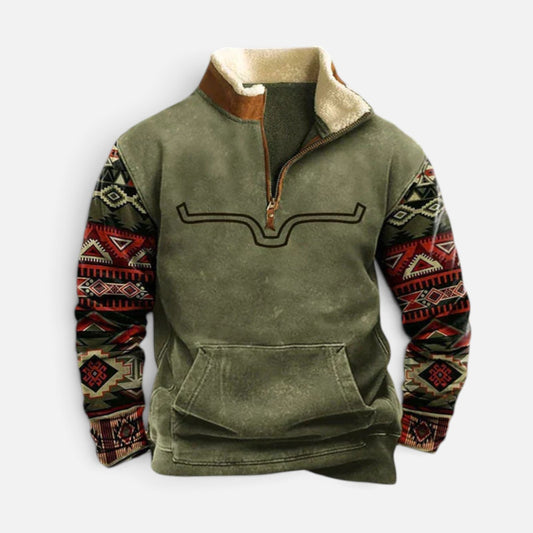 Duvrier | Men's Modern Zip-Up Sweater