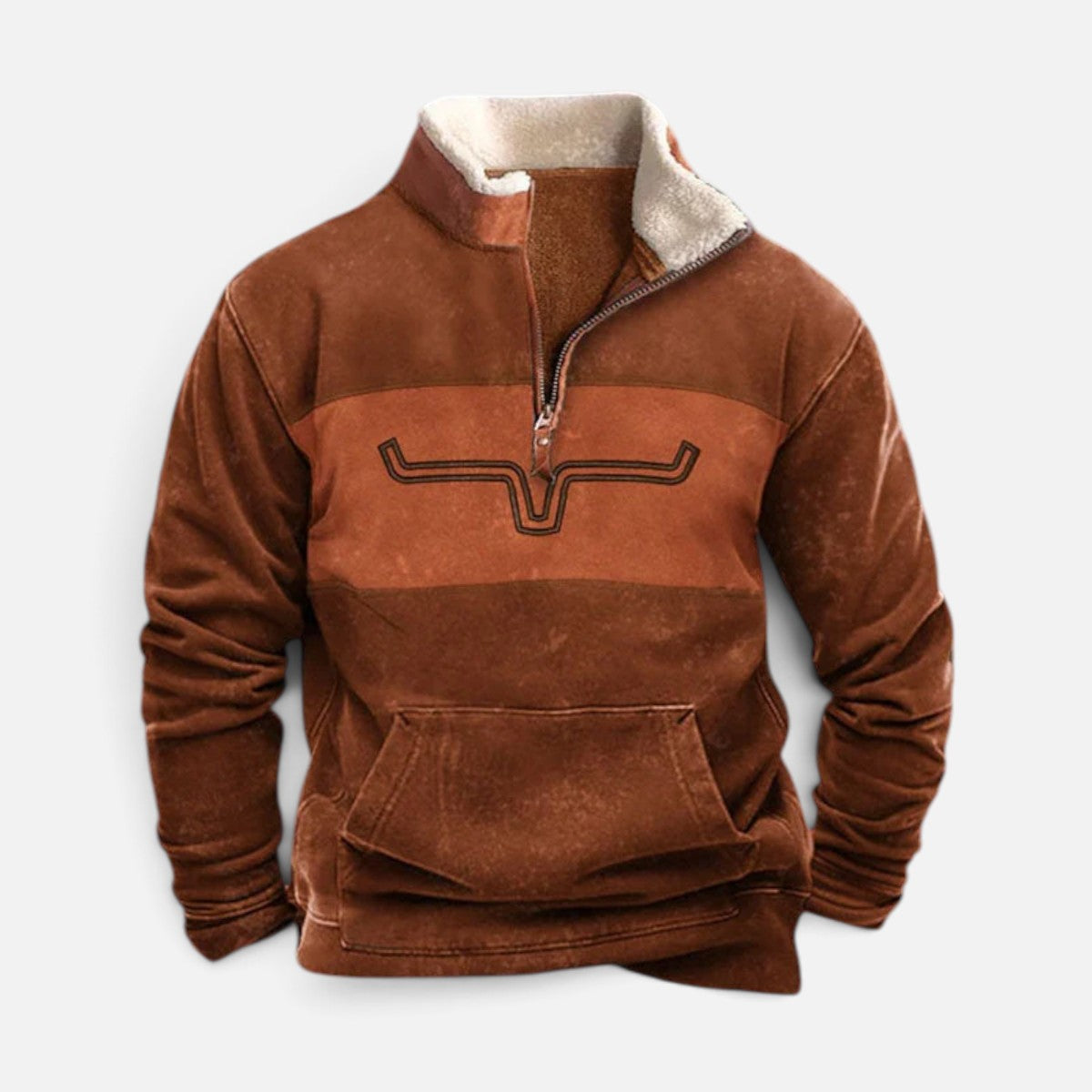 Duvrier | Men's Zip Neck Jumper