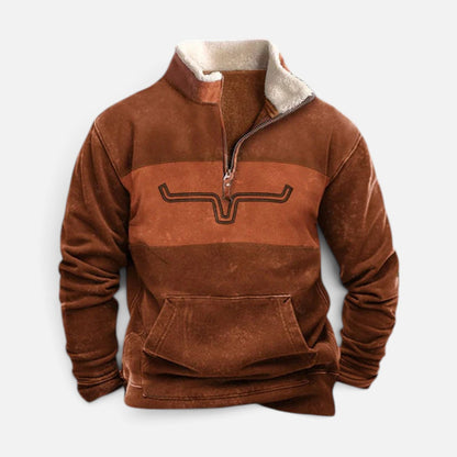 Duvrier | Men's Zip Neck Jumper