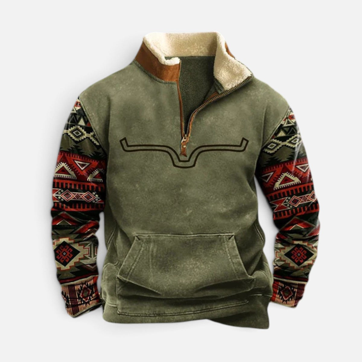 Duvrier | Men's Zip Neck Jumper