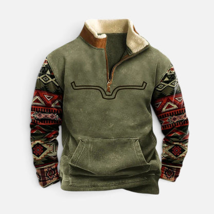 Duvrier | Men's Zip Neck Jumper