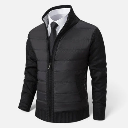 Duvrier | Men's Knitted Zip Up Cardigan
