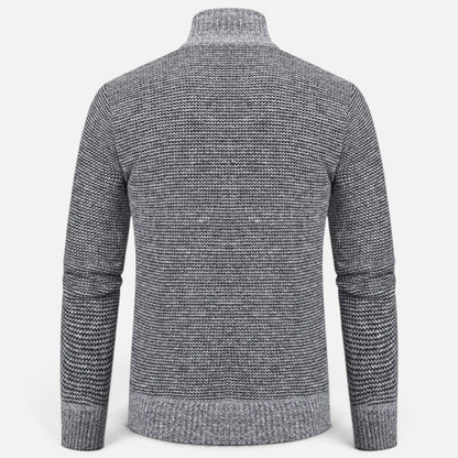 Duvrier | Men's Knitted Zip Up Cardigan