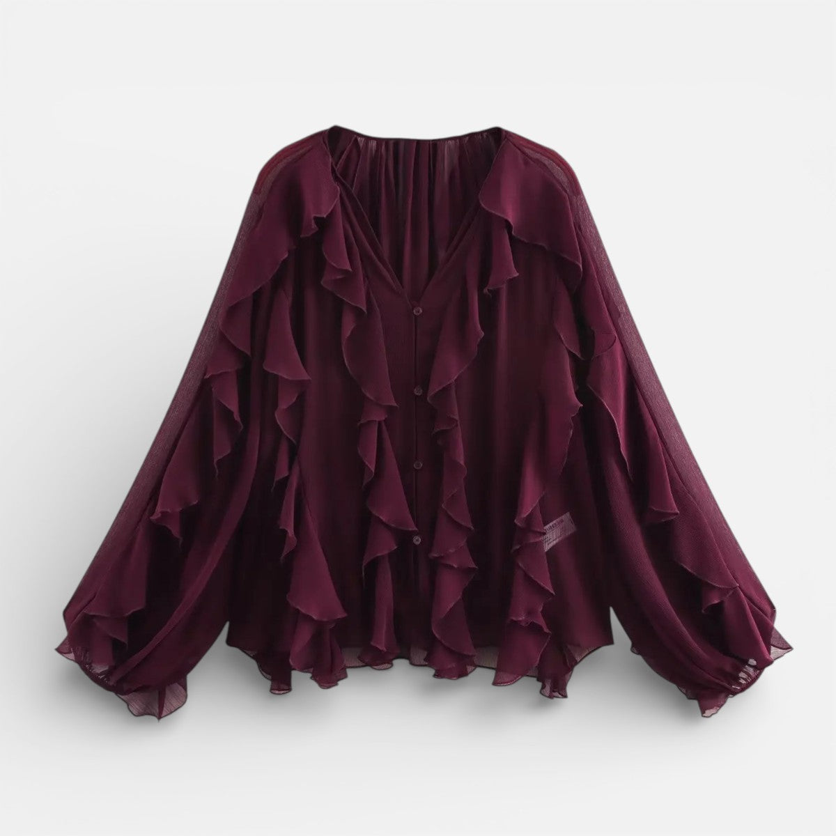 Duvrier | Women’s Elegant Chiffon blouse - Lightweight Daily Wear