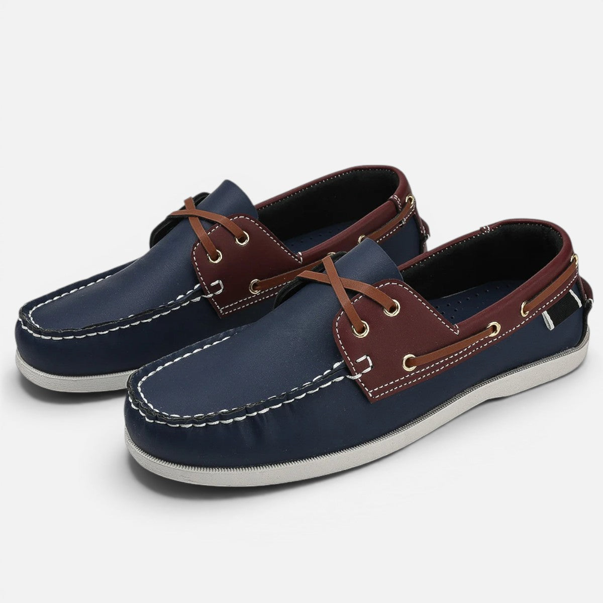 Duvrier | Men’s Leather Boat Loafers – Office & Smart Casual Wear