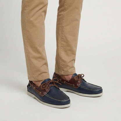 Duvrier | Men’s Leather Boat Loafers – Office & Smart Casual Wear