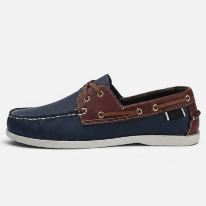 Duvrier | Men’s Leather Boat Loafers – Office & Smart Casual Wear