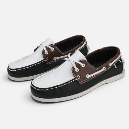 Duvrier | Men’s Leather Boat Loafers – Office & Smart Casual Wear