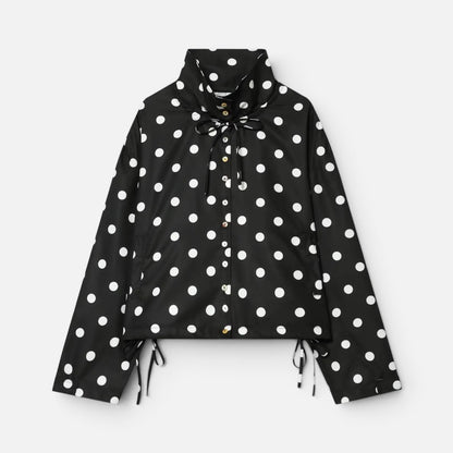 Duvrier | Women's Polka Dot Summer Jacket -Lightweight Summer Outerwear