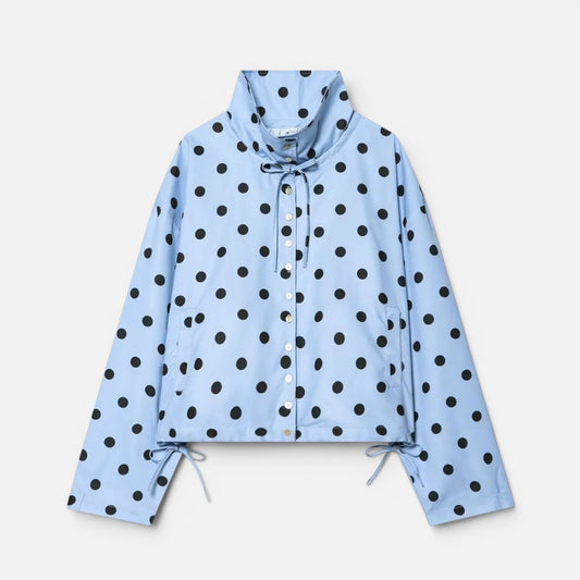 Duvrier | Women's Polka Dot Summer Jacket -Lightweight Summer Outerwear