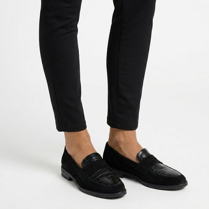 Duvrier | Women’s Elegant Leather Loafers - Daily Office Wear