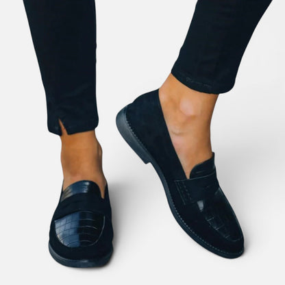 Duvrier | Women’s Elegant Leather Loafers - Daily Office Wear