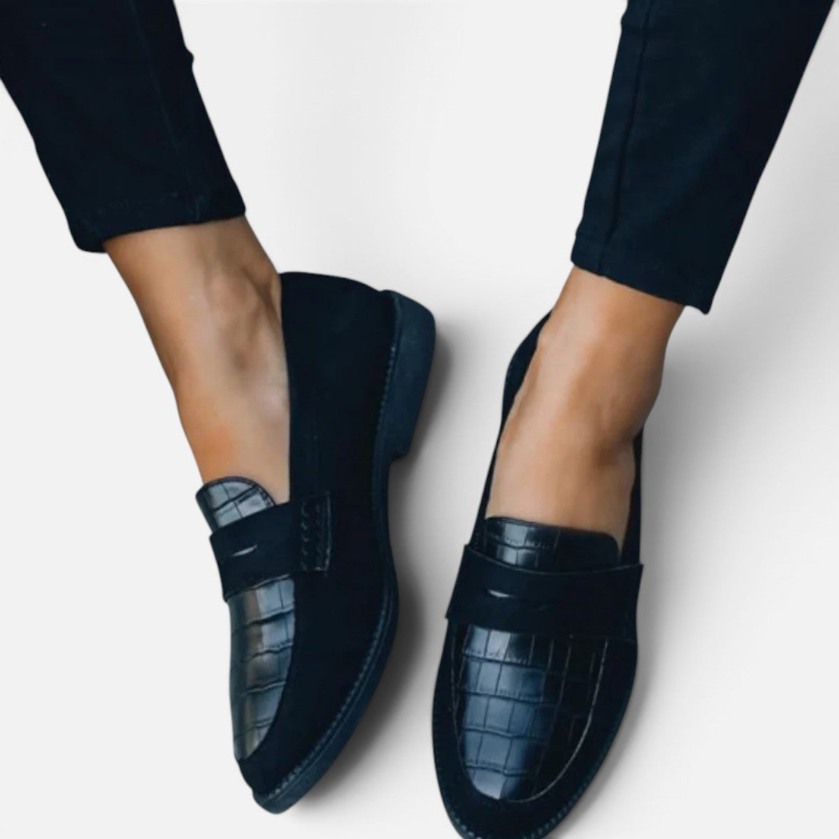 Duvrier | Women’s Elegant Leather Loafers - Daily Office Wear