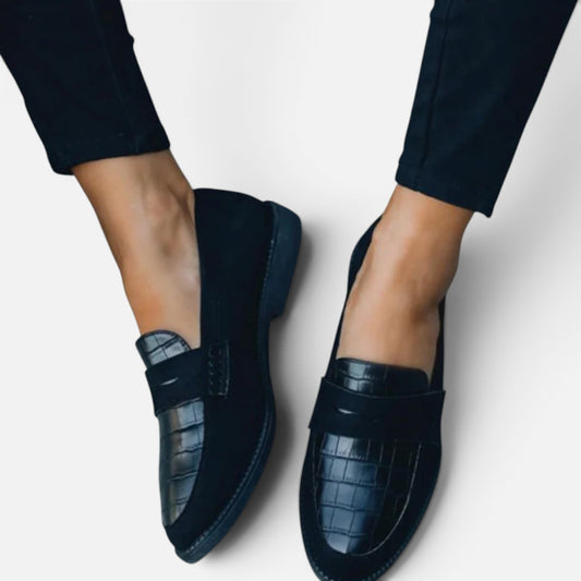 Duvrier | Women’s Elegant Leather Loafers - Daily Office Wear