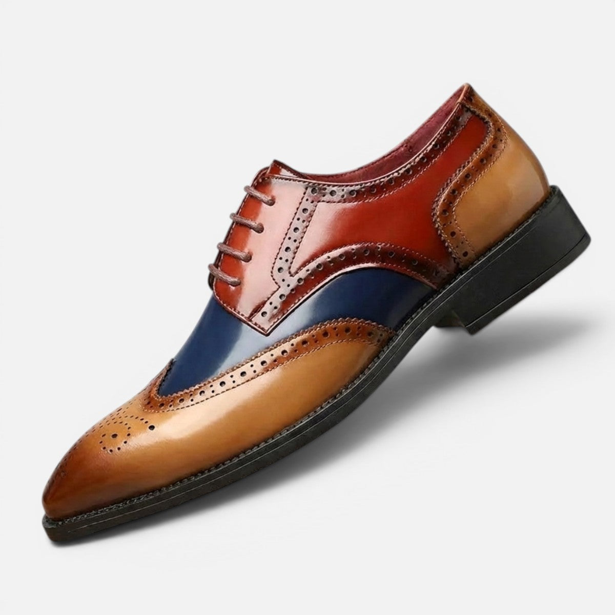 Duvrier | Men’s Leather Brogue Dress Shoes - Weddings & Formal Occasions