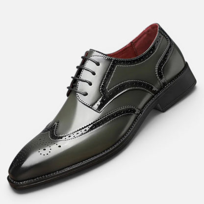 Duvrier | Men’s Leather Brogue Dress Shoes - Weddings & Formal Occasions