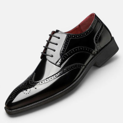 Duvrier | Men’s Leather Brogue Dress Shoes - Weddings & Formal Occasions