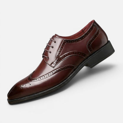 Duvrier | Men’s Leather Brogue Dress Shoes - Weddings & Formal Occasions